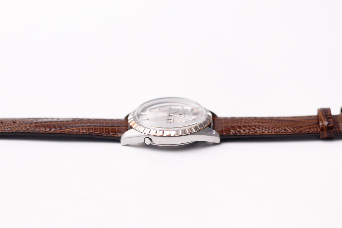 [Serviced] 1965 Seiko Sportsmatic 5 Silver Sunburst Dial Men's Wrist-Watch
