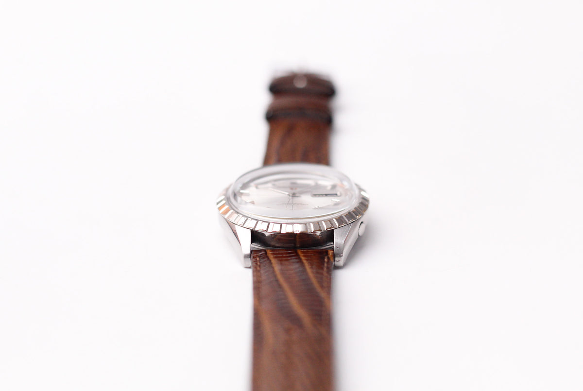 [Serviced] 1965 Seiko Sportsmatic 5 Silver Sunburst Dial Men's Wrist-Watch