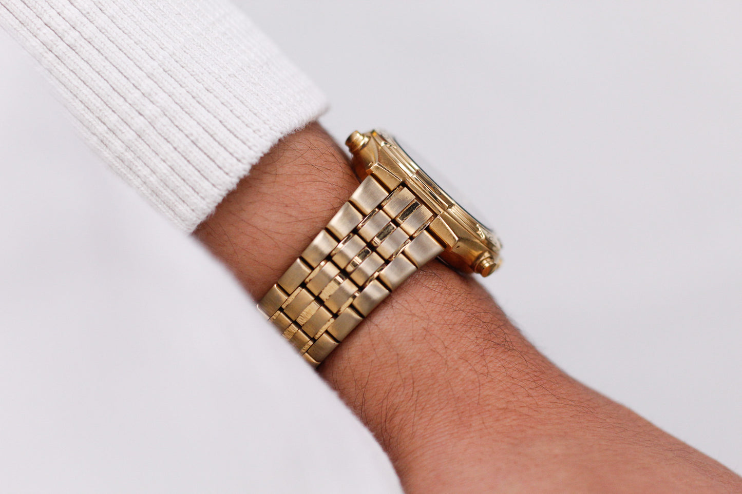 2004 Seiko Quartz Ana-Digi World-Timer Gold Toned Case Men's Wrist-Watch