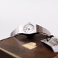 [New Old Stock] 1981 Pulsar Quartz Straight Grain Silver Dial Ladies' Wrist-Watch W/Box & Tag
