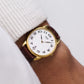 1990 Seiko Quartz Arabic Numeral Dial Men's Wrist-Watch
