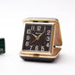 [Mint] 1980s Bulova Mechanical Travel Alarm Clock W/Box & Papers