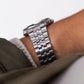 1980 Seiko Silverwave Quartz Straight Grain Silver Dial Men's Wrist-Watch