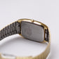 1984 Pulsar Quartz Striped Golden Dial Men's Wrist-Watch