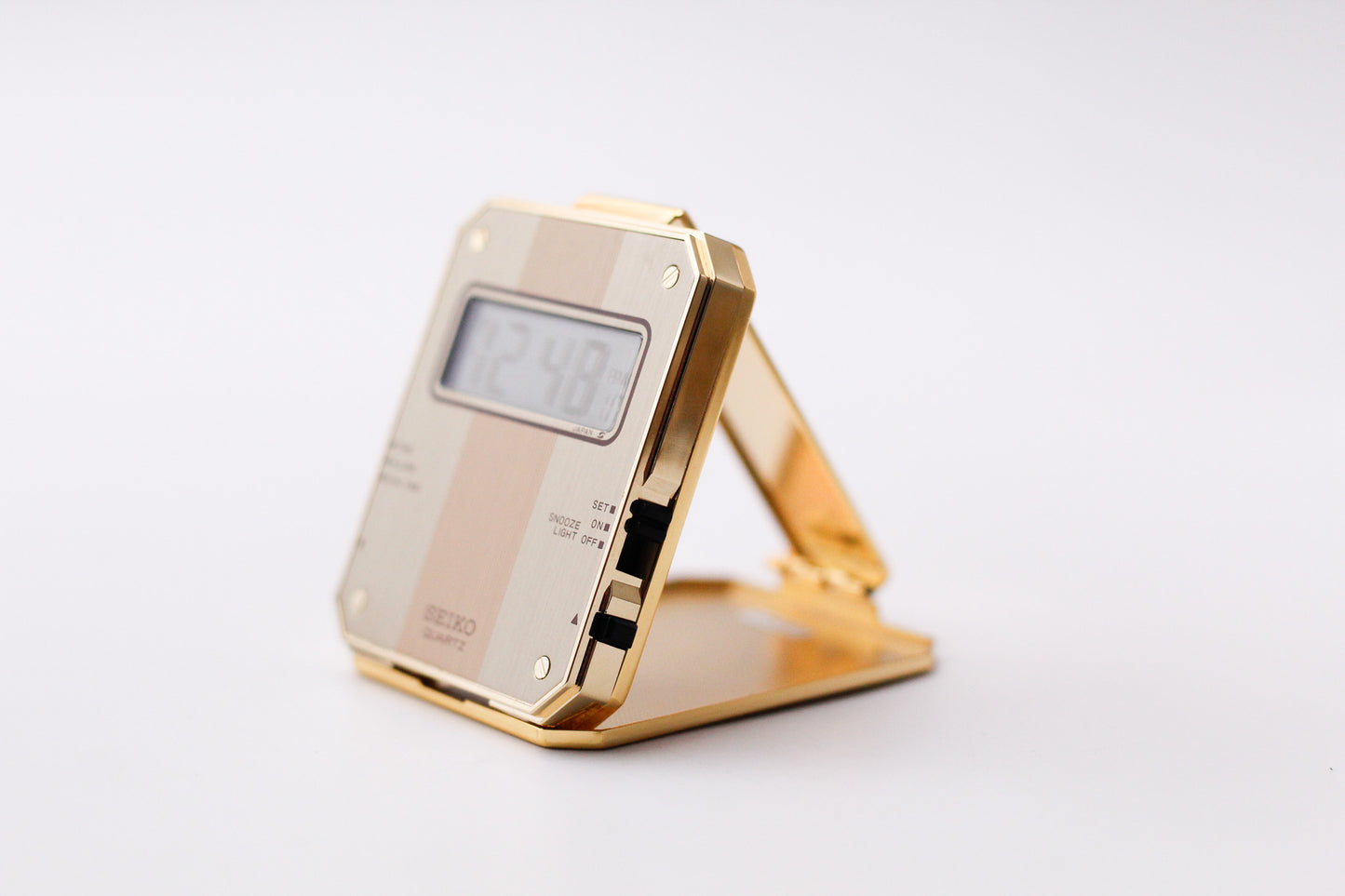 1980s Seiko Quartz Travel Alarm W/Box & Papers