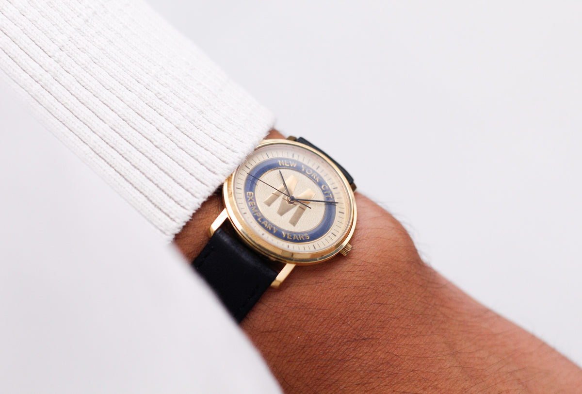 1990s Hamilton Quartz New York Dial Men's Wrist-Watch W/Box & Papers