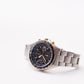 2007 Seiko Chronograph Flightmaster Matte Black Dial Men's Wrist-Watch