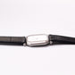 1982 Credor Straight Grain Silver Dial Faceted Crystal Men's Wrist-Watch