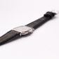1982 Credor Straight Grain Silver Dial Faceted Crystal Men's Wrist-Watch
