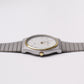 [Near Mint] 1990s Lorus Quartz Brilliant Gray Dial Two Tone Men's Wrist-Watch