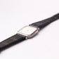 1982 Credor Straight Grain Silver Dial Faceted Crystal Men's Wrist-Watch