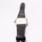 1982 Credor Straight Grain Silver Dial Faceted Crystal Men's Wrist-Watch