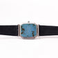 1982 Credor Straight Grain Silver Dial Faceted Crystal Men's Wrist-Watch