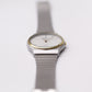 [Near Mint] 1990s Lorus Quartz Brilliant Gray Dial Two Tone Men's Wrist-Watch