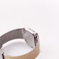 [Near Mint] 1982 Citizen CQ Quartz Gemstone Silver Straight Grain Dial Braided Two Tone Case Men's Wrist-Watch W/Box