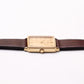 1983 Seiko Quartz Golden Washi Dial Golden Tank Men's Wrist-Watch