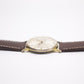 [Serviced] 1960s French Bercona Mechanical Freckled Silver Sunburst Dial Men's Wrist-Watch