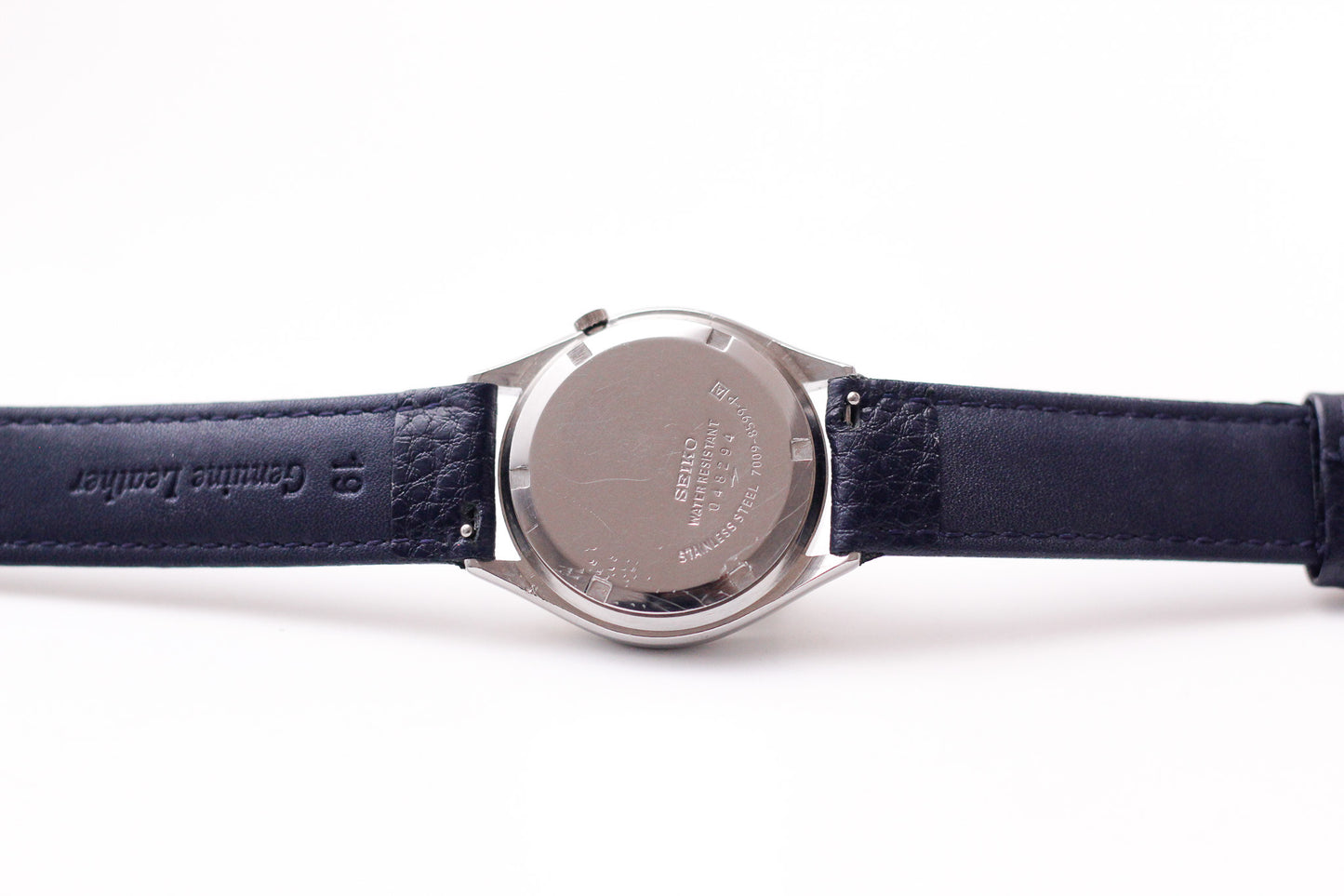 [Serviced] 1980 Seiko Automatic Silver Linen Dial Men's Wrist-Watch