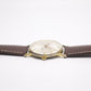[Serviced] 1960s French Bercona Mechanical Freckled Silver Sunburst Dial Men's Wrist-Watch