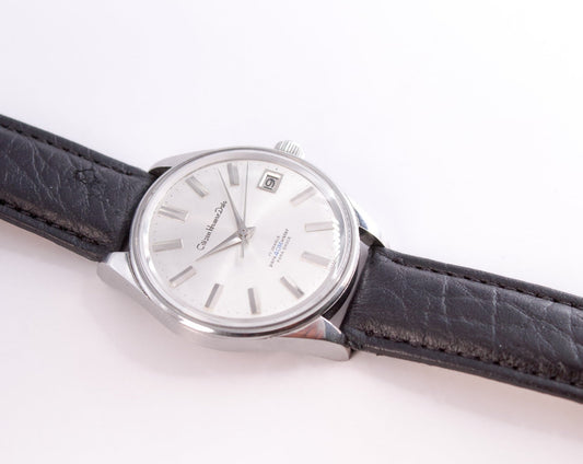 [Serviced] 1960s Citizen Homer Date Silver Sunburst Men's Wrist-Watch