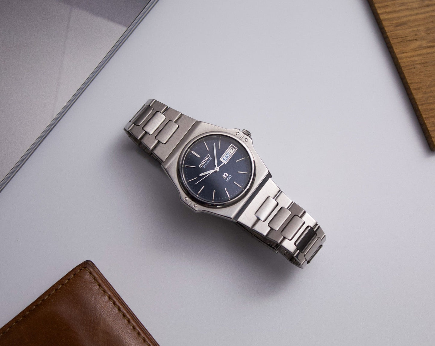 Seiko Quartz 6069 1982 Seiko 'Baby Nautilus' Midnight Blue DIal