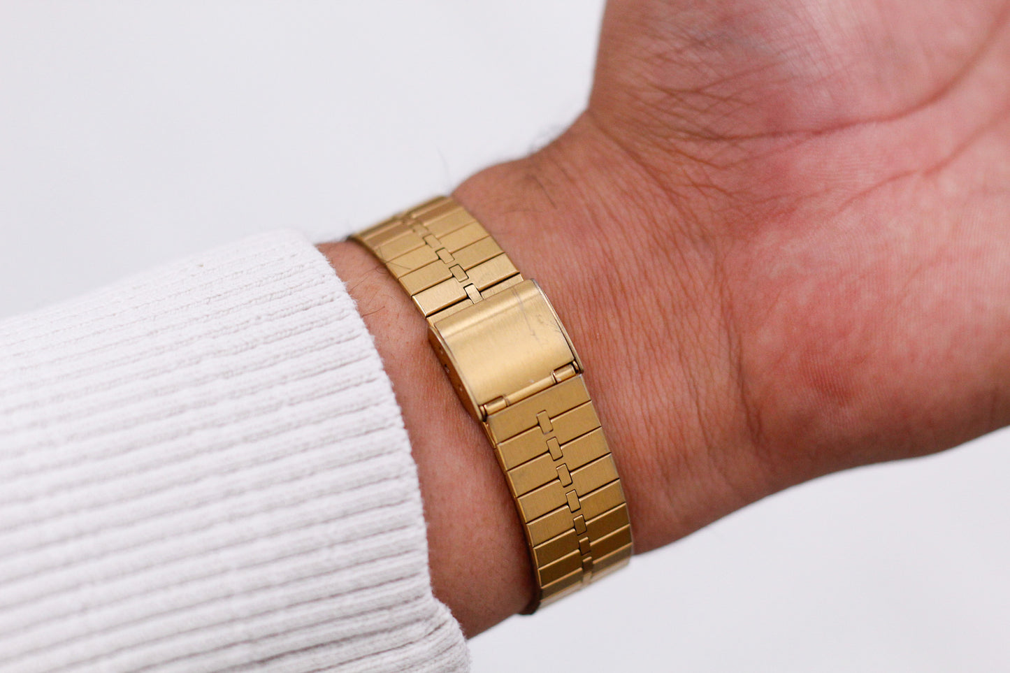 [Near Mint] 1992 Seiko Quartz Golden TV Dial Men's Wrist-Watch