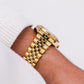 [New Old Stock] 1990s Waltham 'Presidential' Gold Toned Men's Wrist-Watch W/Box