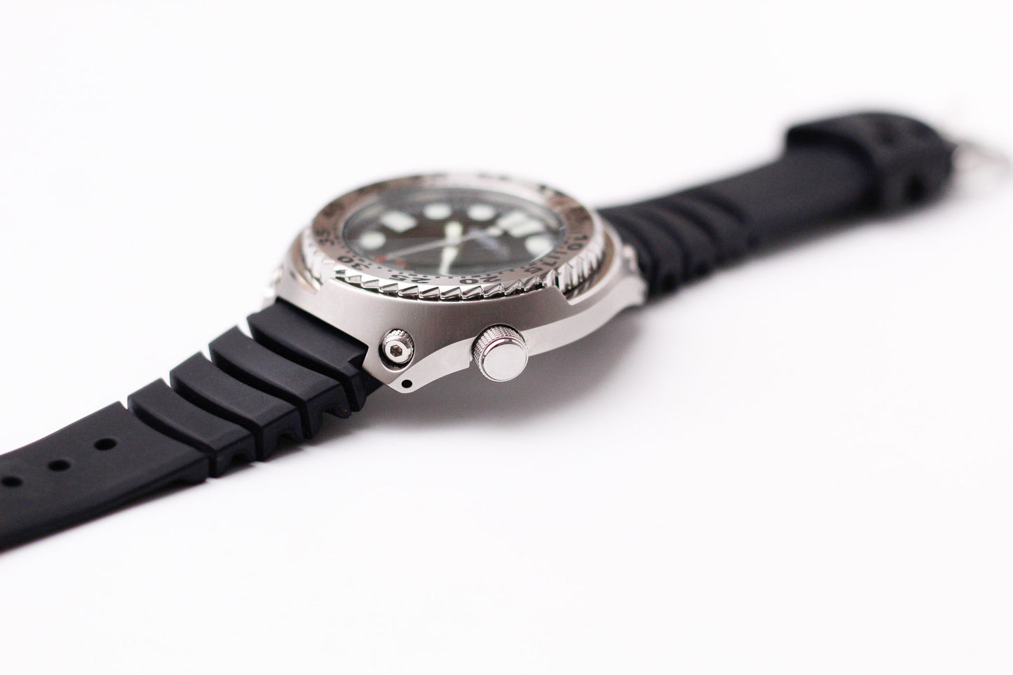 [Near Mint] 2006 Seiko Quartz 'Sawtooth' Matte Black Dial Men's Wrist-Watch