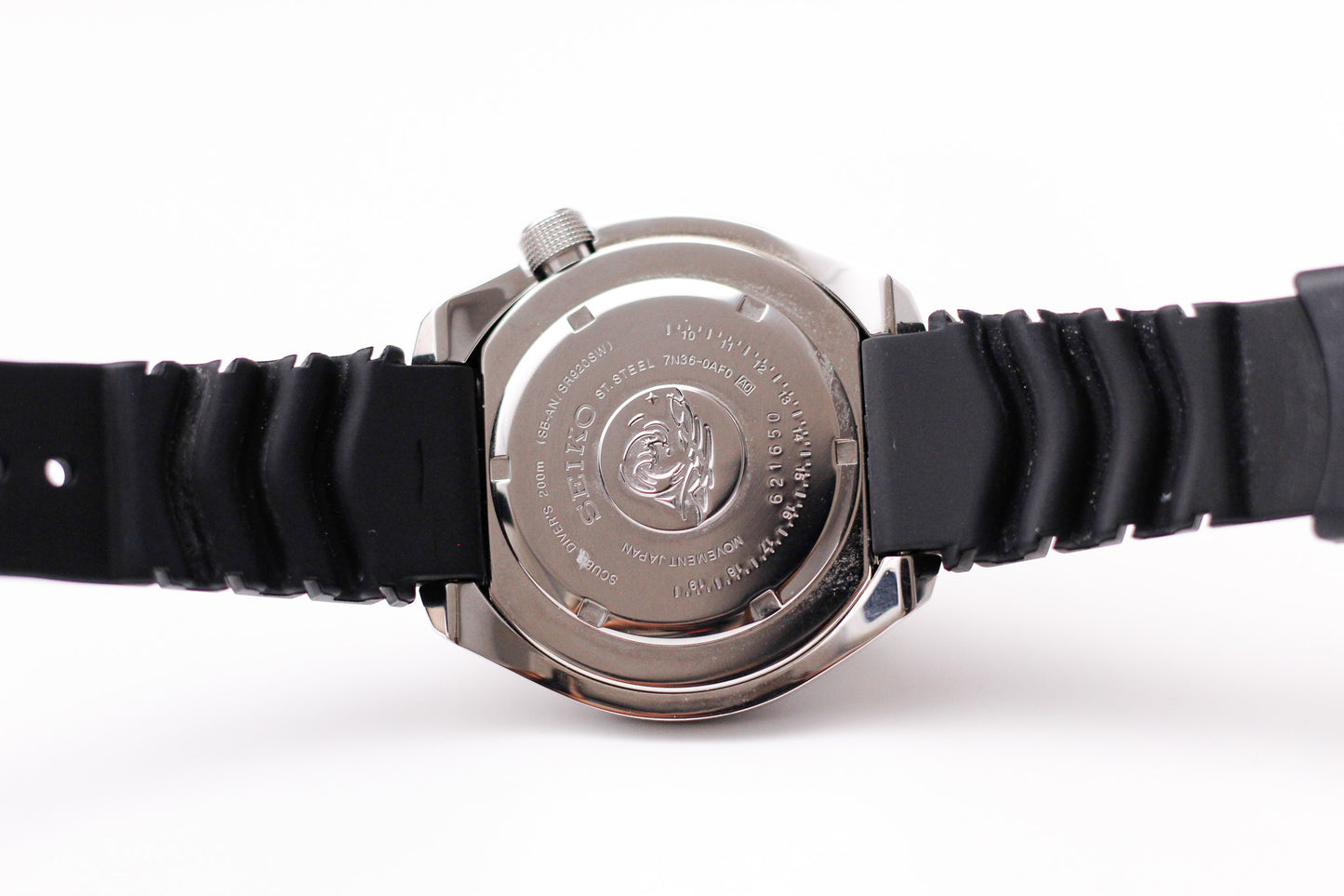 [Near Mint] 2006 Seiko Quartz 'Sawtooth' Matte Black Dial Men's Wrist-Watch