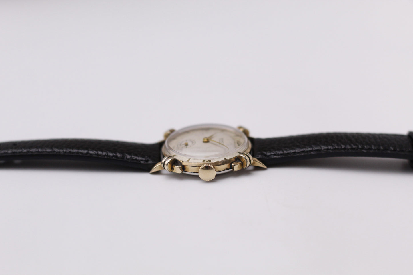 [Serviced] 1950s Semco Mechanical Art Deco Dial Men's Wrist-Watch