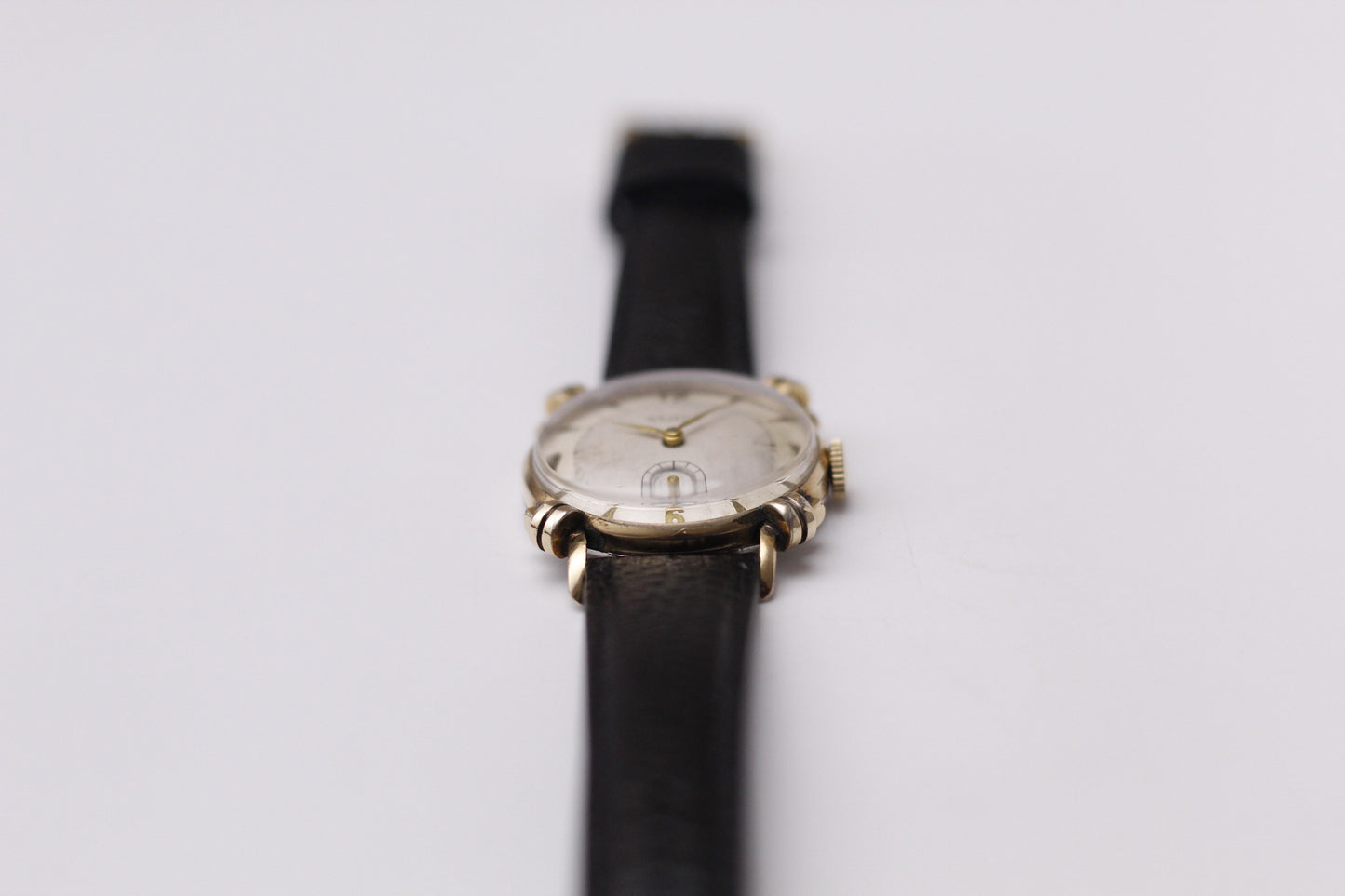 [Serviced] 1950s Semco Mechanical Art Deco Dial Men's Wrist-Watch