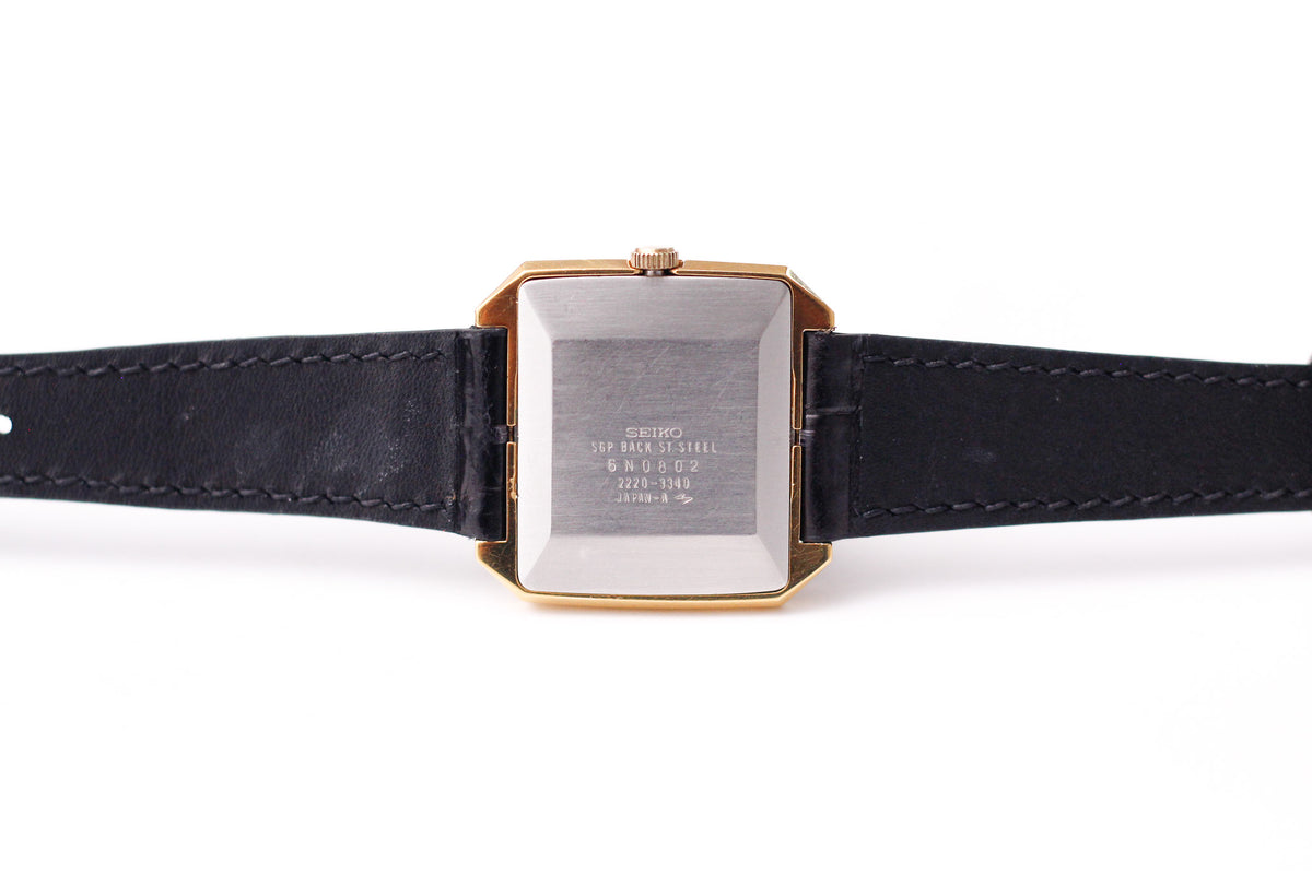 1976 Seiko Mechanical Golden Washi Dial Men's Wrist-Watch