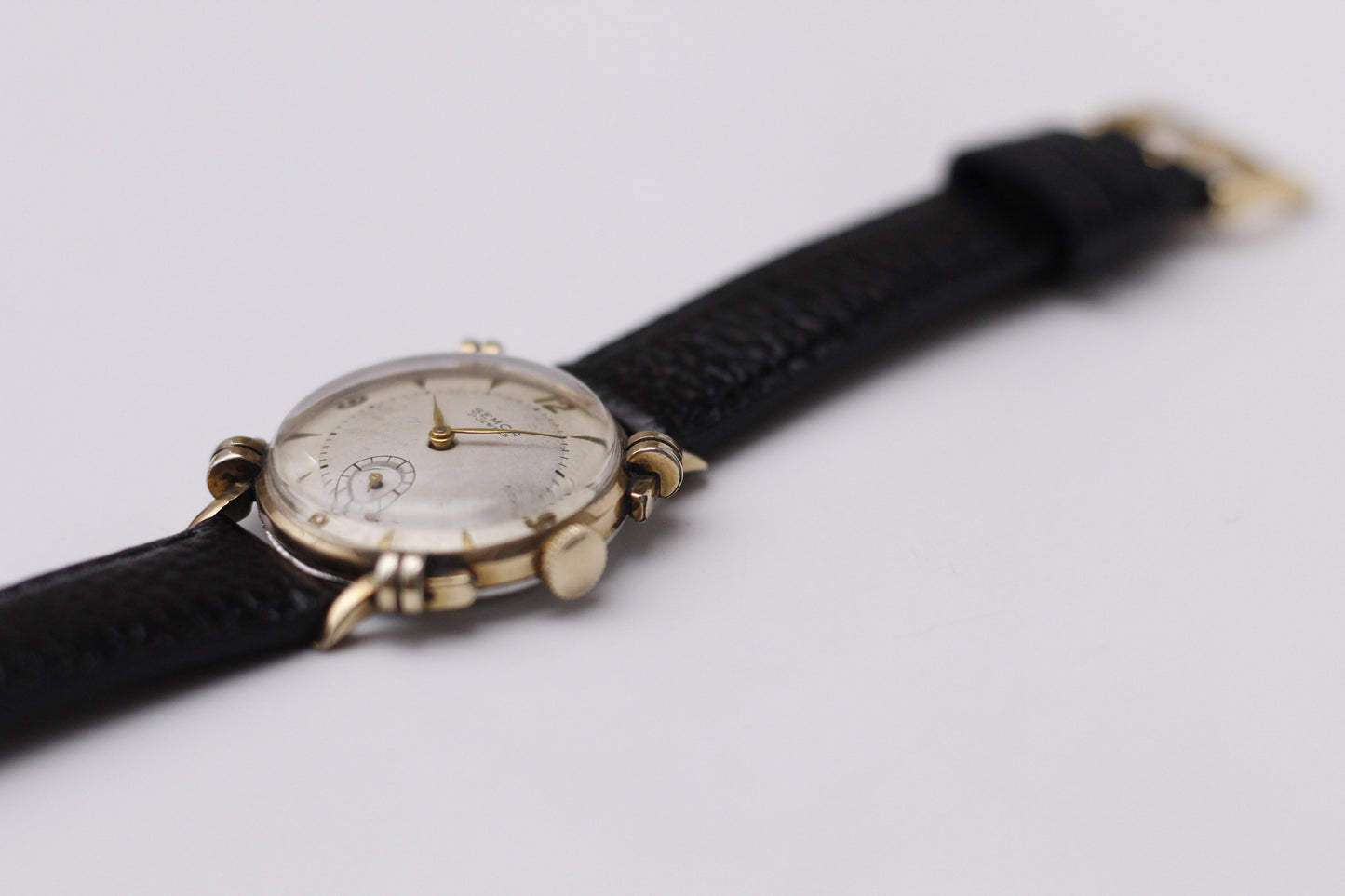 [Serviced] 1950s Semco Mechanical Art Deco Dial Men's Wrist-Watch