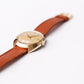 1972 Bulova Mechanical Golden Birch Bark Textured Dial Men's Wrist-Watch