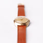 1972 Bulova Mechanical Golden Birch Bark Textured Dial Men's Wrist-Watch