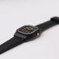 1990s Lorus Quartz Ana-Digi Matte Black Dial Two Tone Men's Wrist-Watch