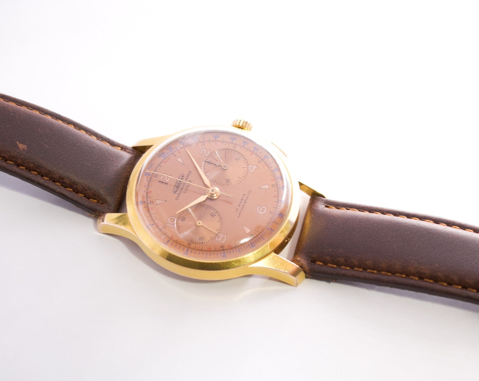 WTS] Vintage Aureole Chronograph - Valjoux 7733 – WatchPatrol