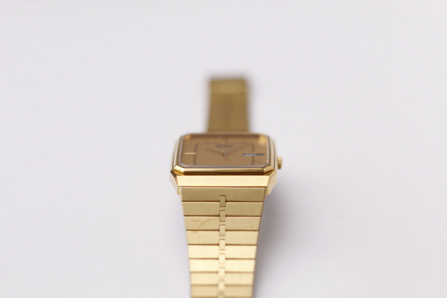 [Near Mint] 1992 Seiko Quartz Golden TV Dial Men's Wrist-Watch