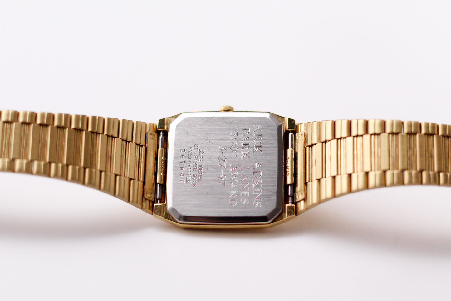 [Near Mint] 1992 Seiko Quartz Golden TV Dial Men's Wrist-Watch