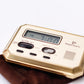 [Near Mint] 1993 Pulsar Quartz Travel Alarm W/Box & Papers