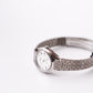 [New Old Stock] 1992 Pulsar Quartz Silver Linen Dial Ladies' Wrist-Watch W/Box & Tag