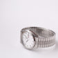 2004 Pulsar Quartz Straight Grain Silver Dial Men's Wrist-Watch W/Box