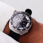 [Serviced] 1969 Seiko 5 'Double Hurricane' Matte Black Dial Men's Wrist-Watch