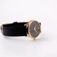 1986 Seiko Quartz Black Bark Dial Men's Wrist-Watch