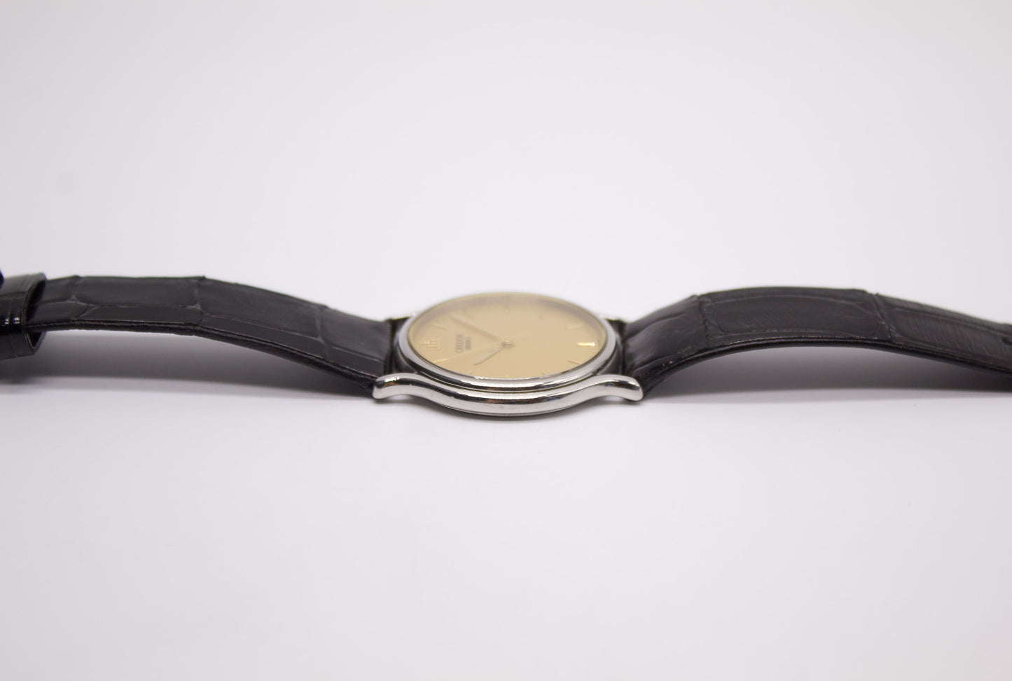 1997 Seiko Credor Straight Grain Golden Dial Men's Wirst-Watch
