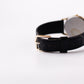 1986 Seiko Quartz Black Bark Dial Men's Wrist-Watch