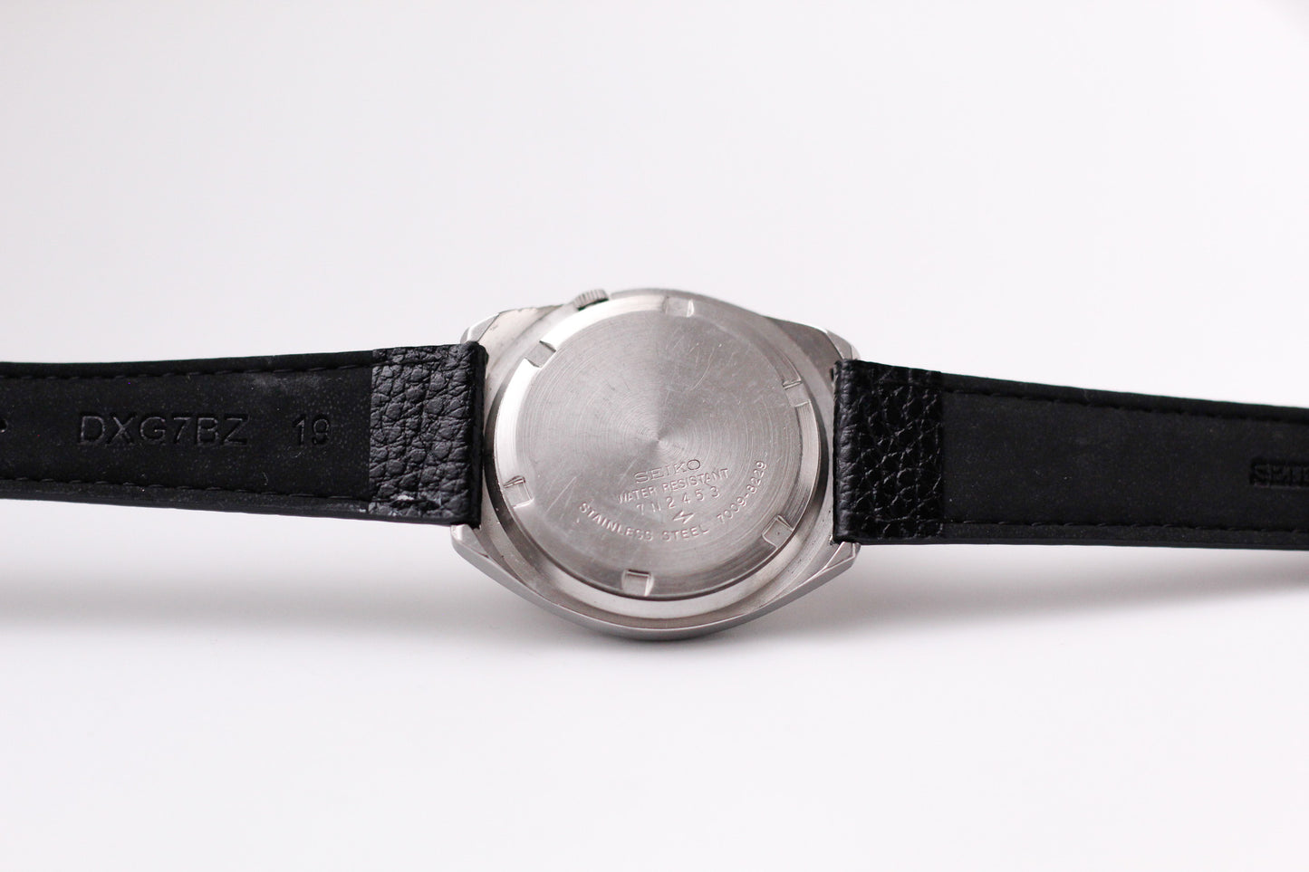 [Serviced] 1977 Seiko Automatic Straight Grain Silver Dial Men's Wrist-Watch