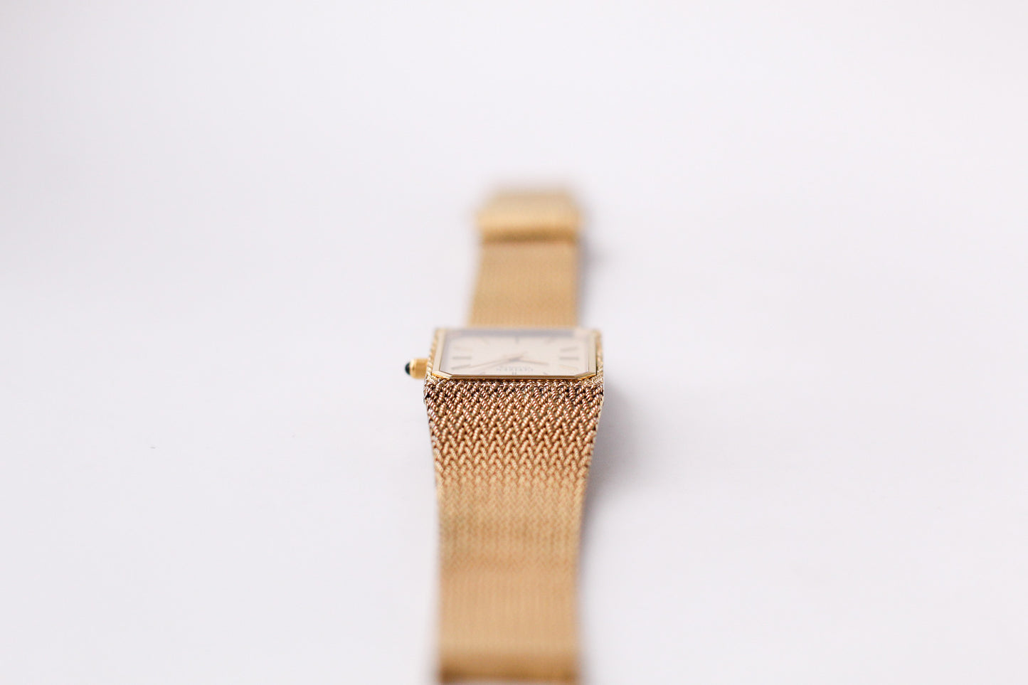 1984 Citizen Quartz Golden Washi Dial 'Golden Nugget' Case Men's Wrist-Watch W/Box