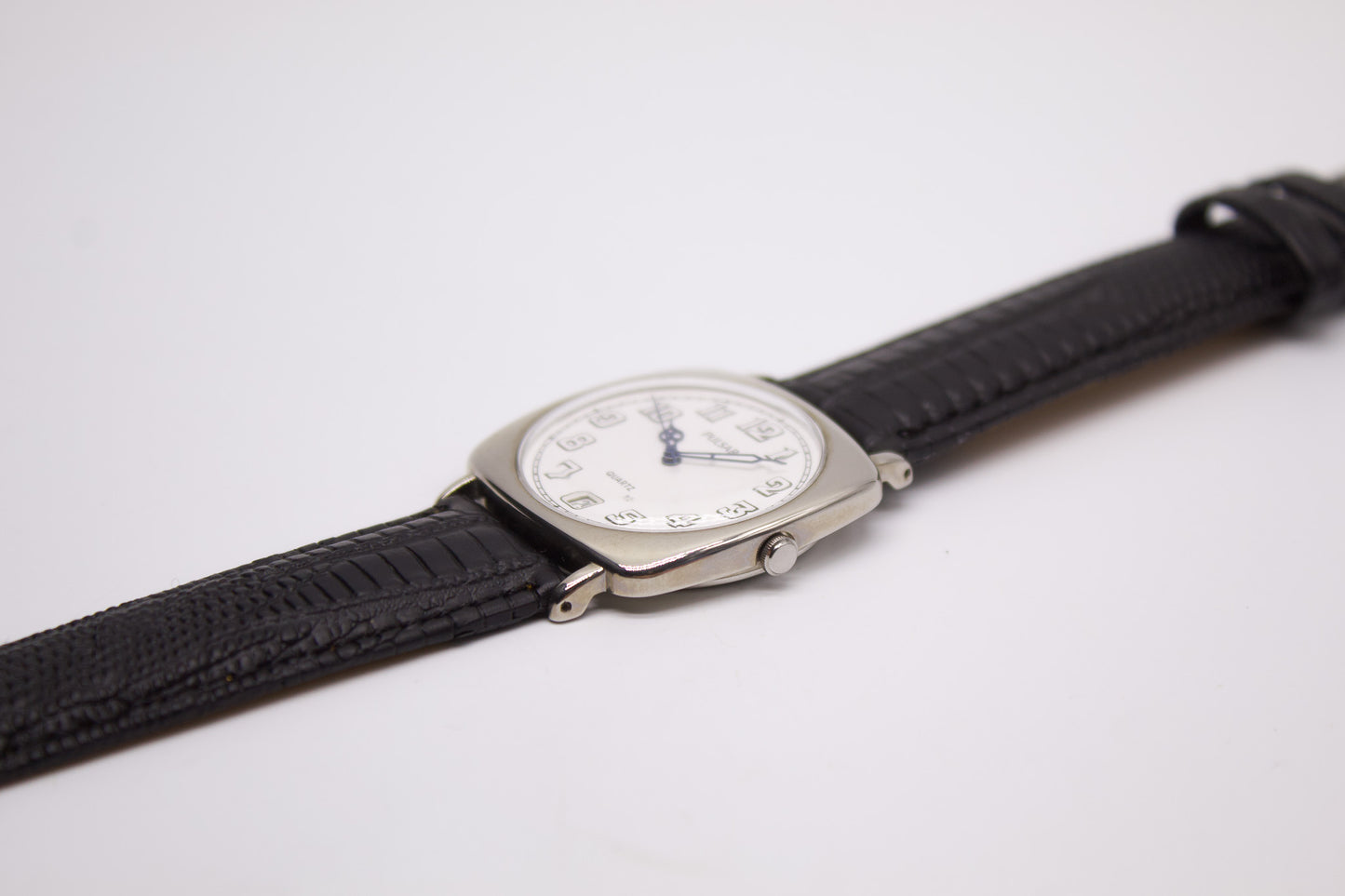 [Near Mint] 2001 Pulsar Quartz Early Century Railway Dial Men's Wrist-Watch