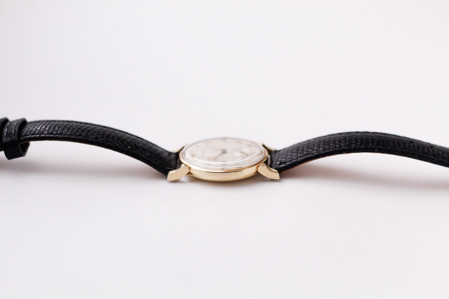 1950s Hamilton 'Neil' Mechanical Straight Grain Silver Dial 10K Filled Case Men's Wrist-Watch W/Box & Papers